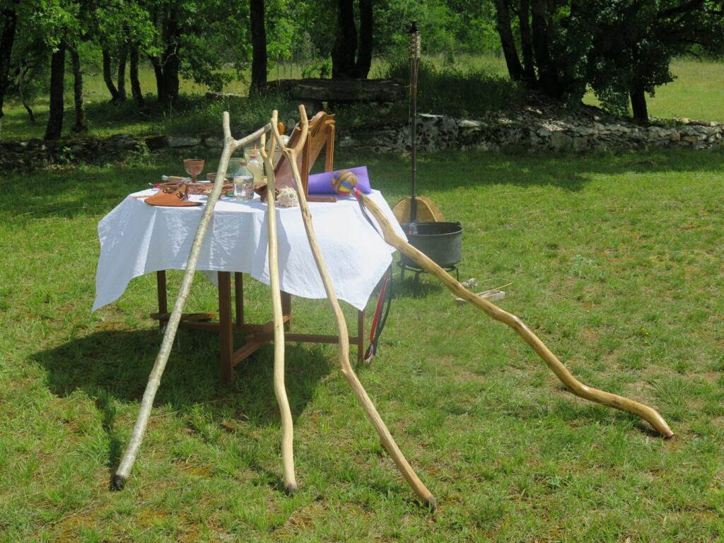 tradition des druides cérémonie cercle bâton néméton dolmen menhir géobiologie
